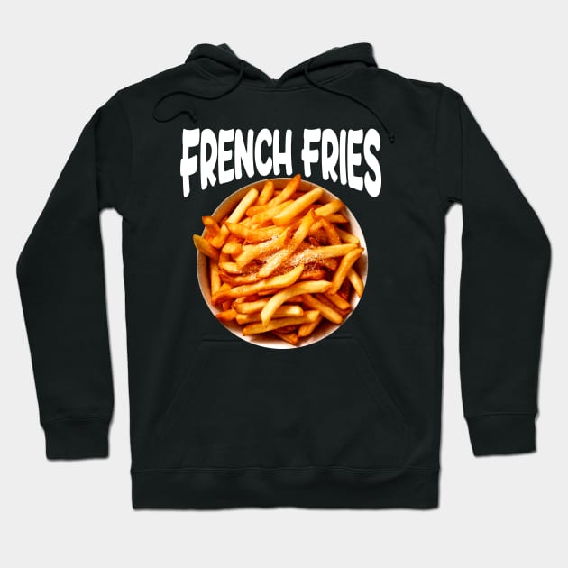 French Fries | Dot Style Hoodie by baharmajaya